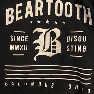Beartooth Band Black Sweatshirt Unisex Large